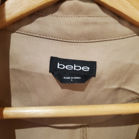 Bebe cream trench coat - Picture 3 of 3